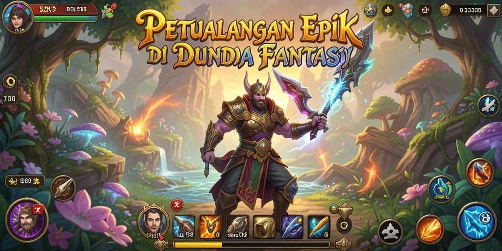 Screenshot menampilkan momen seru gameplay RPG 5ZK.
