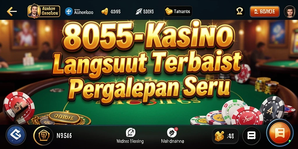 Tampilan gameplay Live Casino yang seru di 8055.