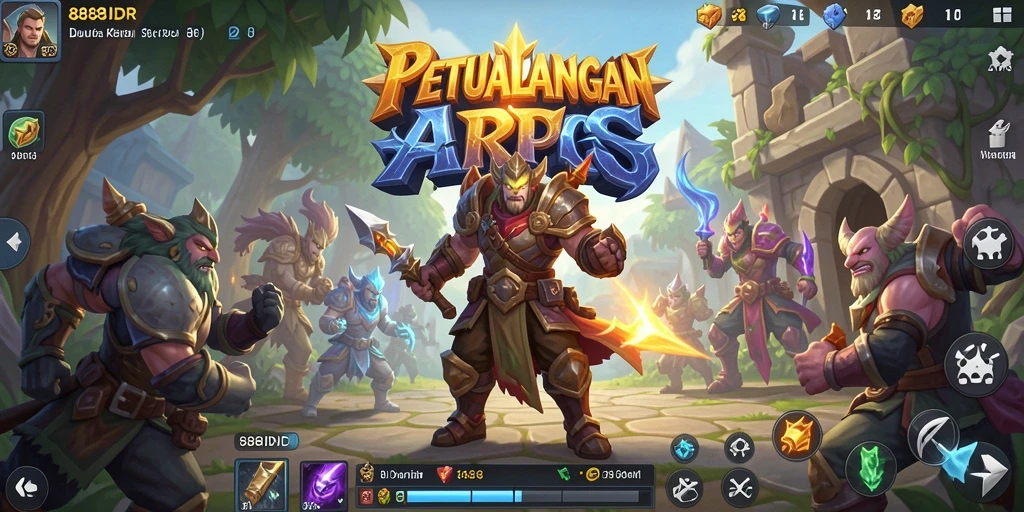 Gameplay ARPG yang mendebarkan dan penuh tantangan.
