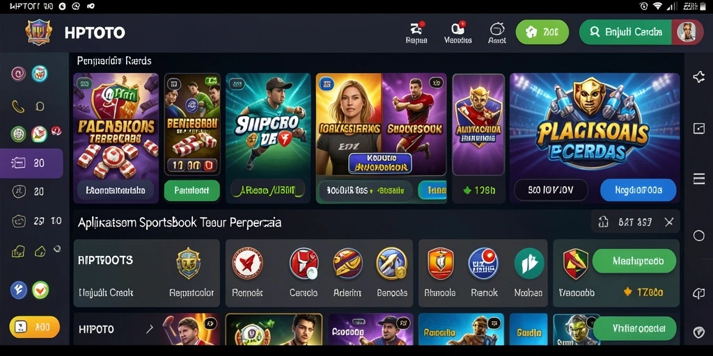 Tampilan gameplay HPTOTO yang menarik untuk sports betting.