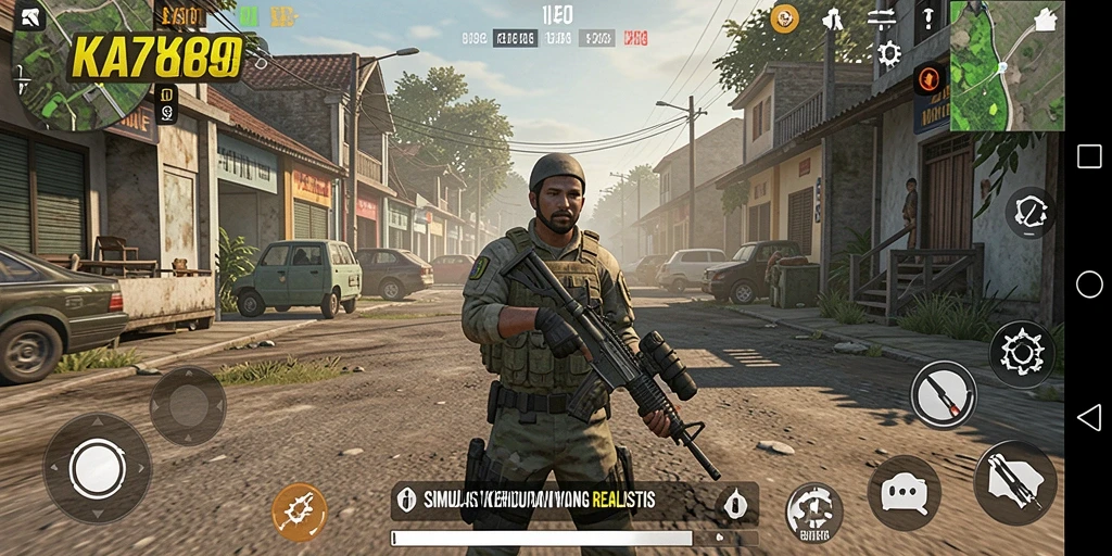 Tampilan gameplay KA789 yang menampilkan interaksi karakter dalam simulasi.