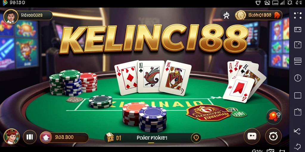 Tampilan gameplay Poker KELINCI88 yang seru dan menarik.