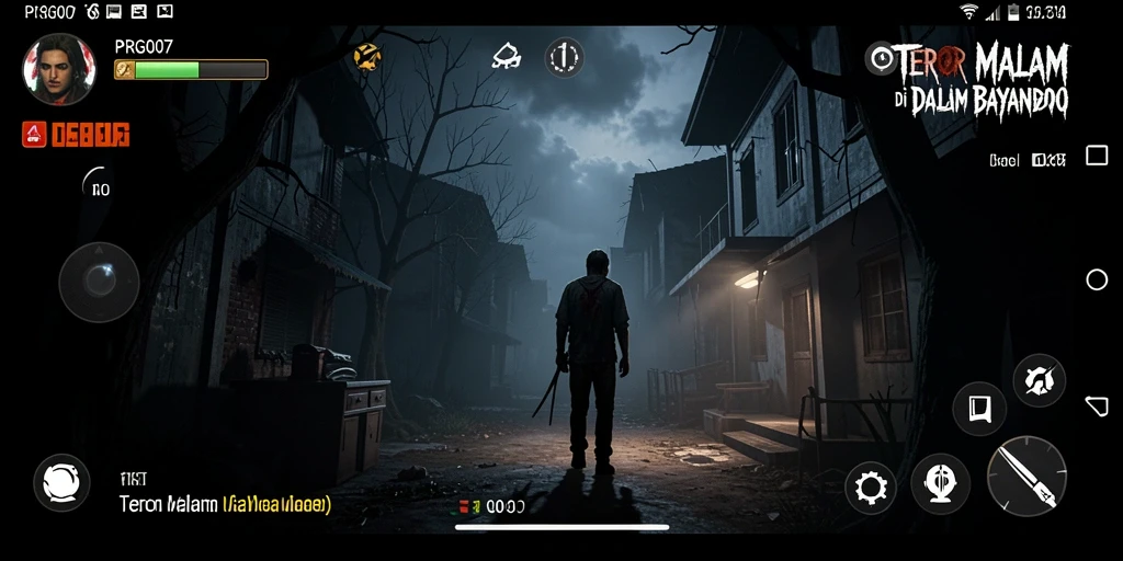 Gameplay PRG007 menampilkan suasana menakutkan yang mendebarkan.