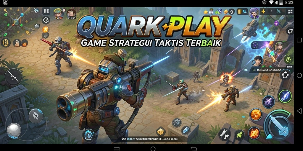 Tampilan gameplay yang mendebarkan di QUARKPLAY.