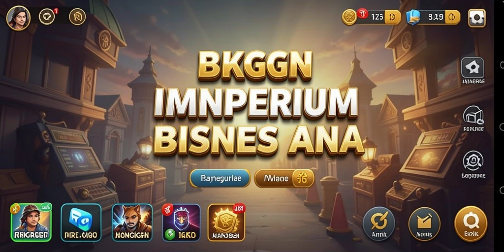 Screenshot gameplay RKGG yang menunjukkan pengelolaan bisnis yang dinamis.