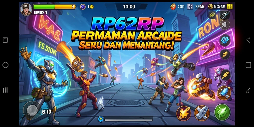 Tangkapan layar gameplay RP62RP yang seru dan penuh warna.